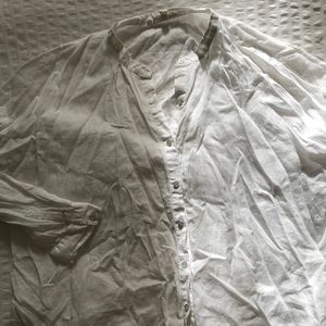 Eileen Fisher Linen Button Down